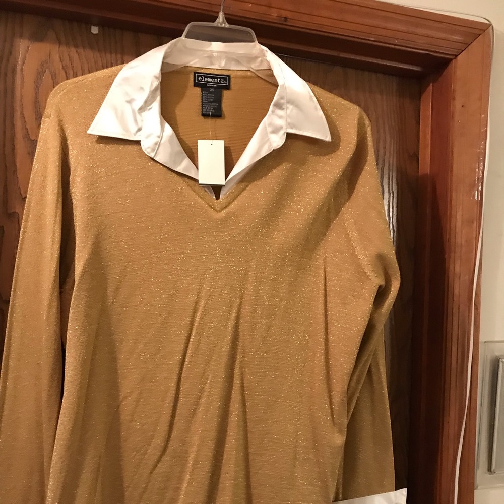NWT Women’s plus size sweater blouse